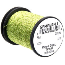 MICRO GLINT TINSEL GOLDEN OLIVE