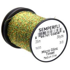 MICRO GLINT TINSEL MEDIUM OLIVE