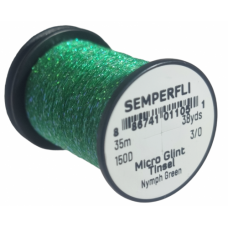 MICRO GLINT TINSEL NYMPH GREEN