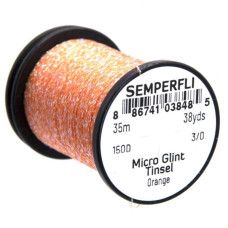 MICRO GLINT TINSEL ORANGE